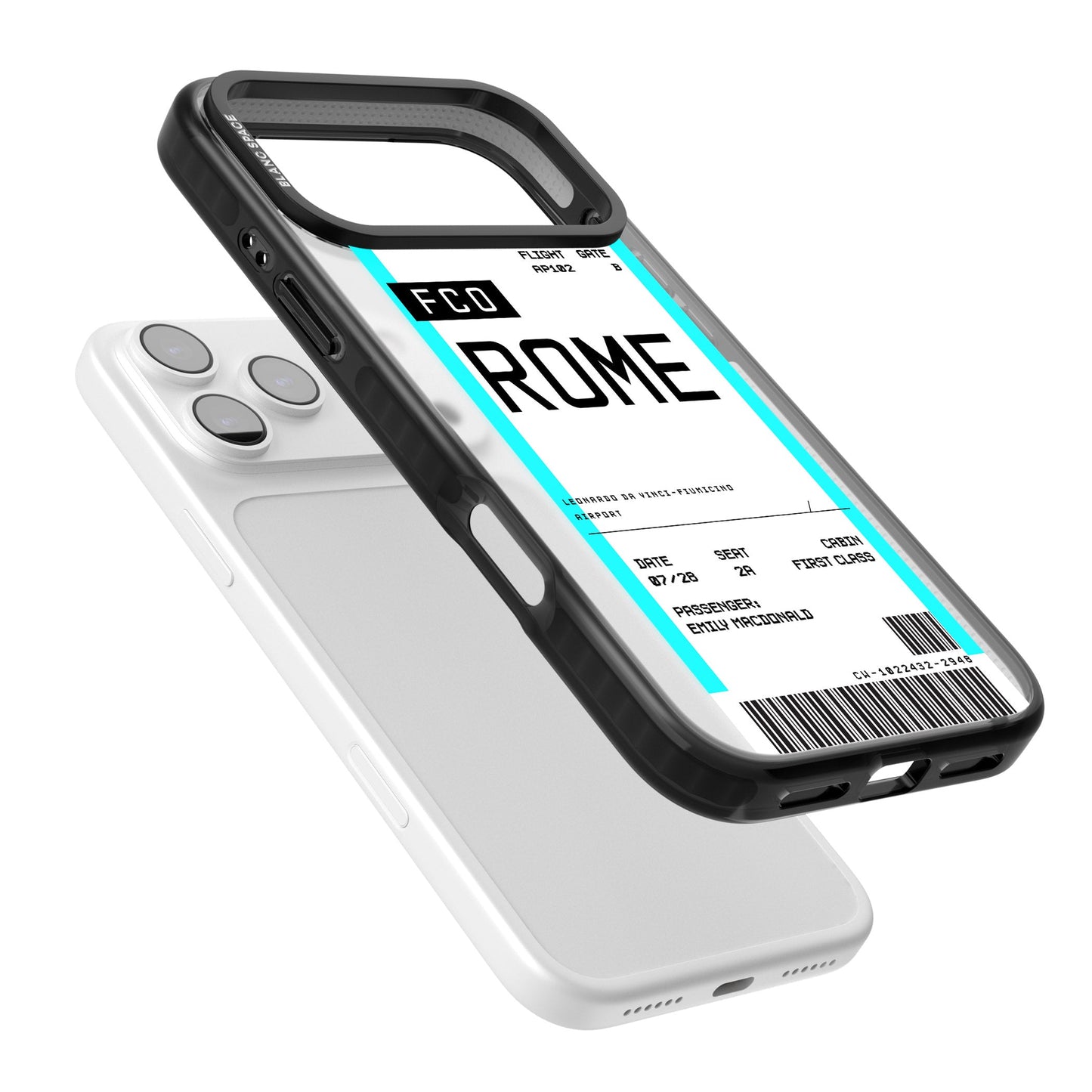 Personalised Rome Boarding Pass