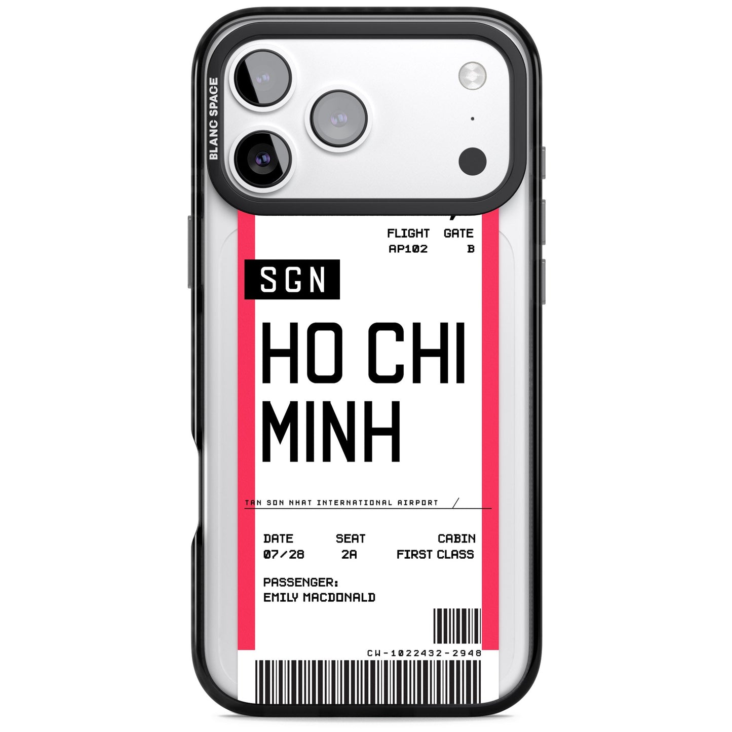 Personalised Ho Chi Minh Boarding Pass