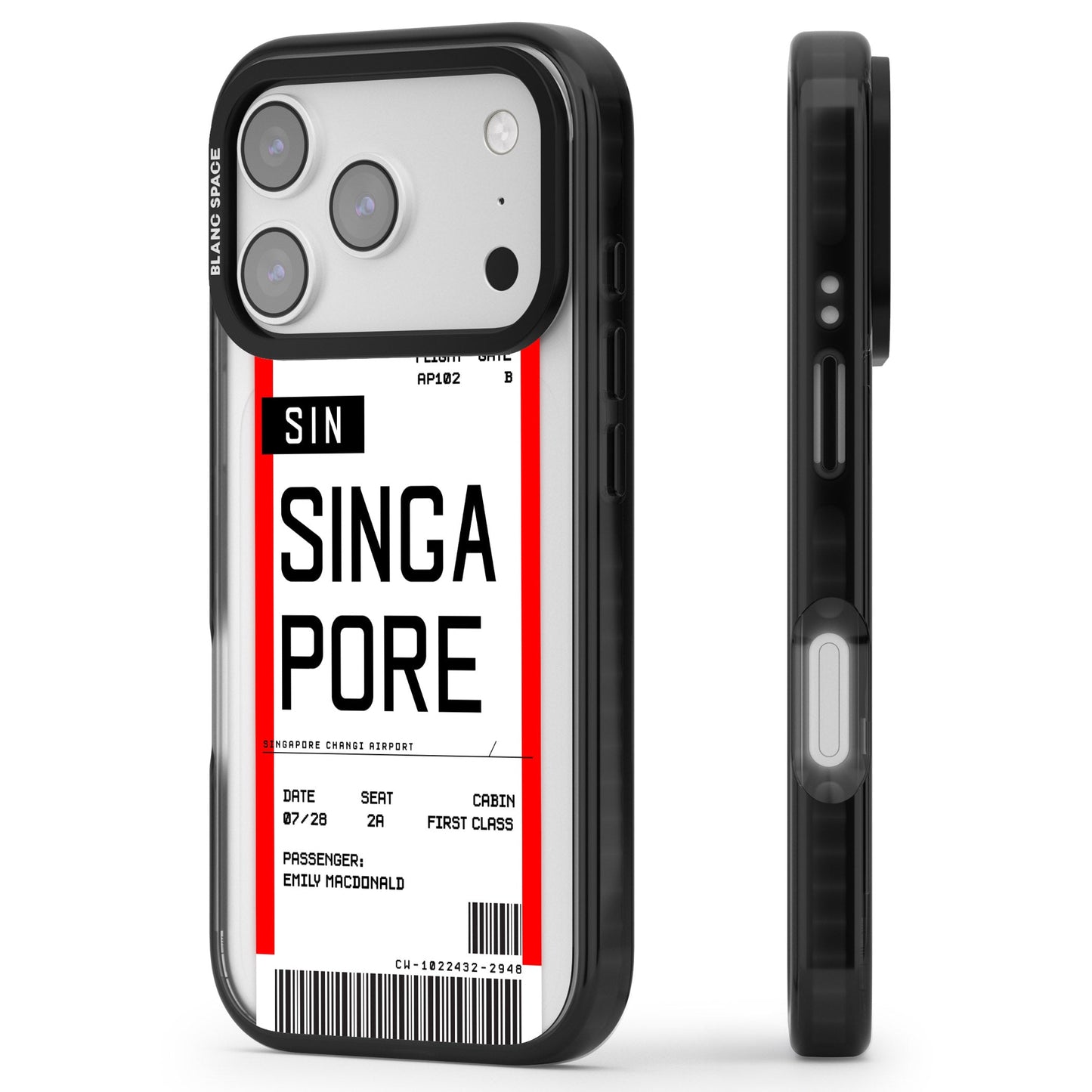 Personalised Singapore Boarding Pass