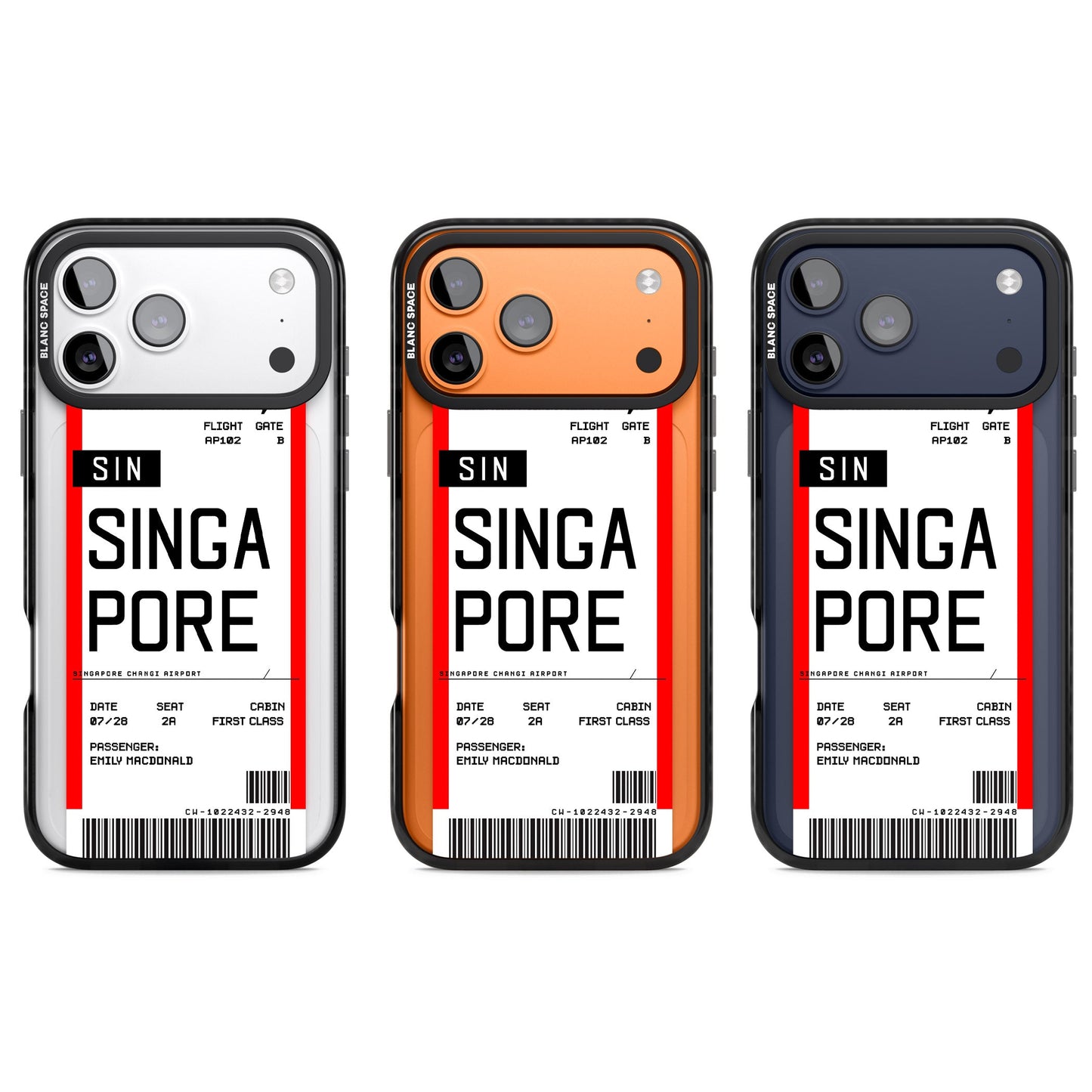 Personalised Singapore Boarding Pass