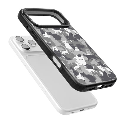 Dunkelgraue Katzentarnung