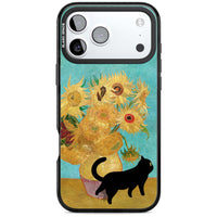 Cat with Van Gogh's Sunflowers