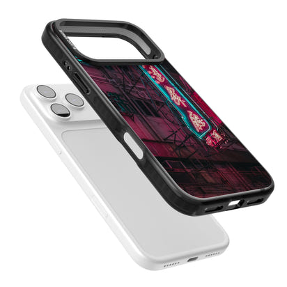 Neon-Kanji-Stadtbild