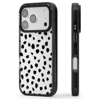Black Dalmatian Polka Dot