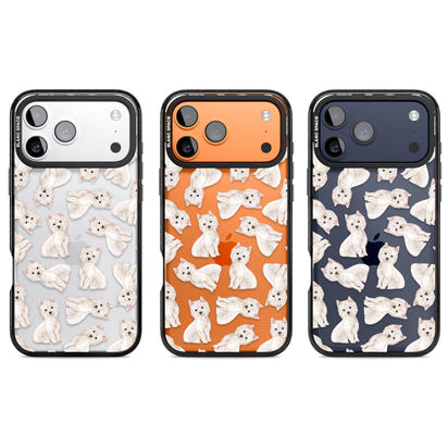 Motif de chien Westie