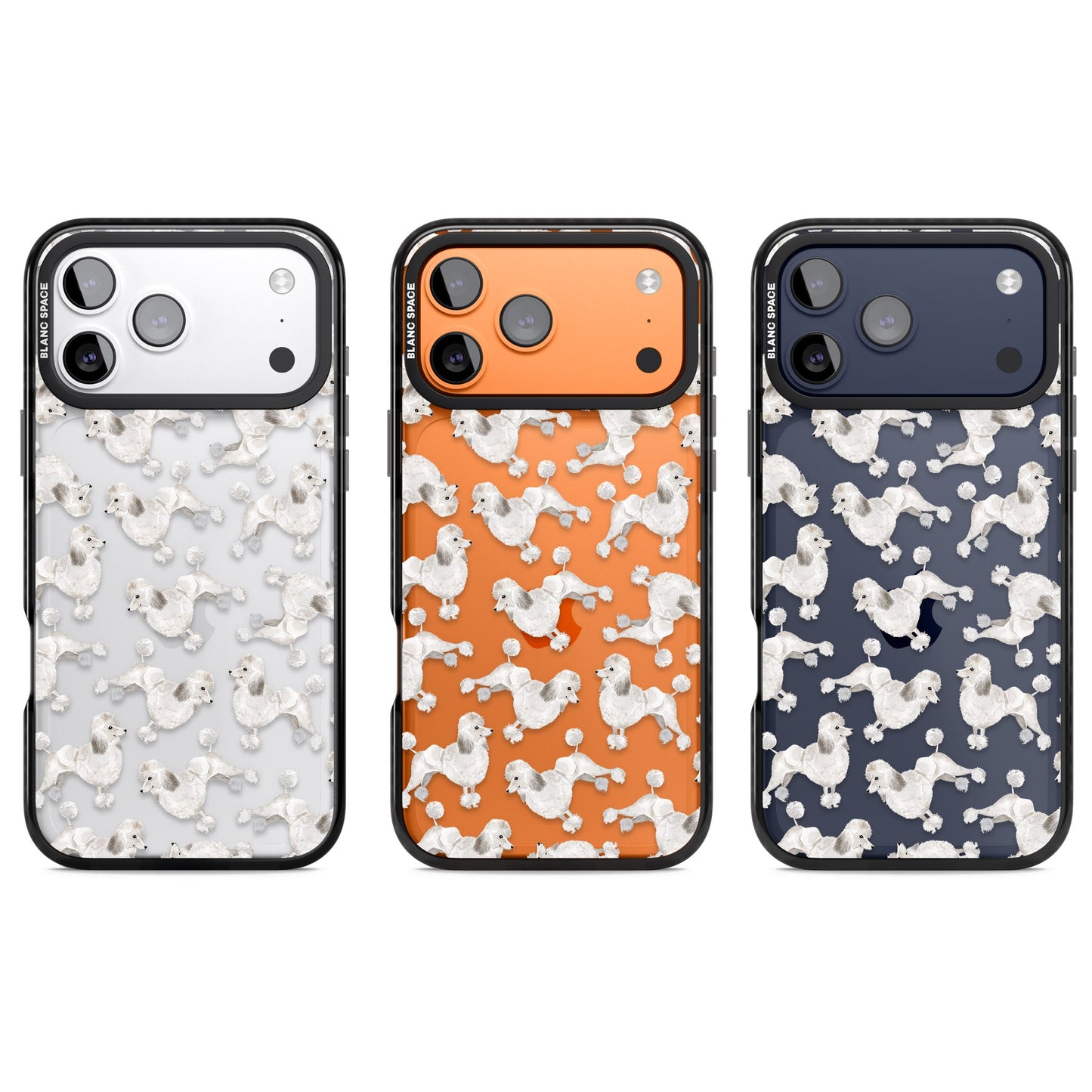 Pudel-Aquarellmuster