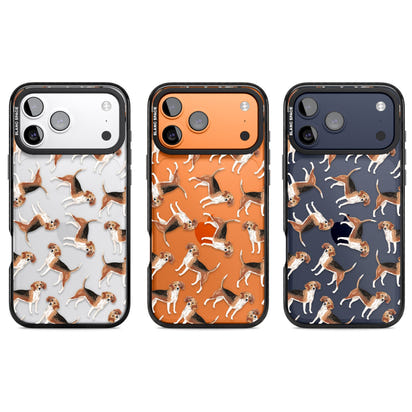 Beagle Watercolor Pattern