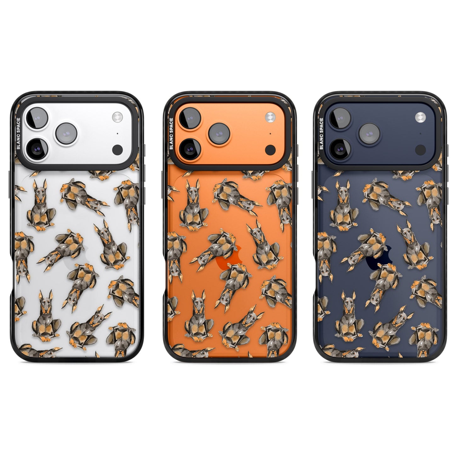 Doberman Watercolor Dog