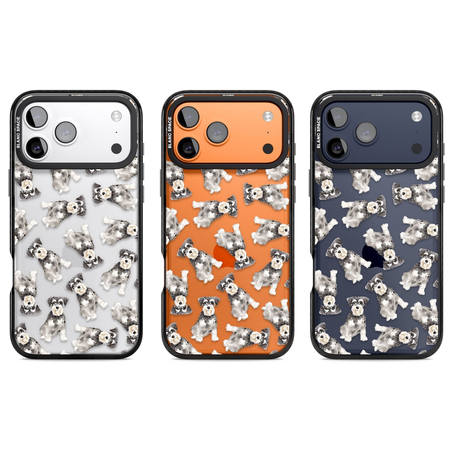 Aquarellzeichnung eines Zwergschnauzers