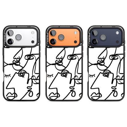 Art abstrait en noir et blanc