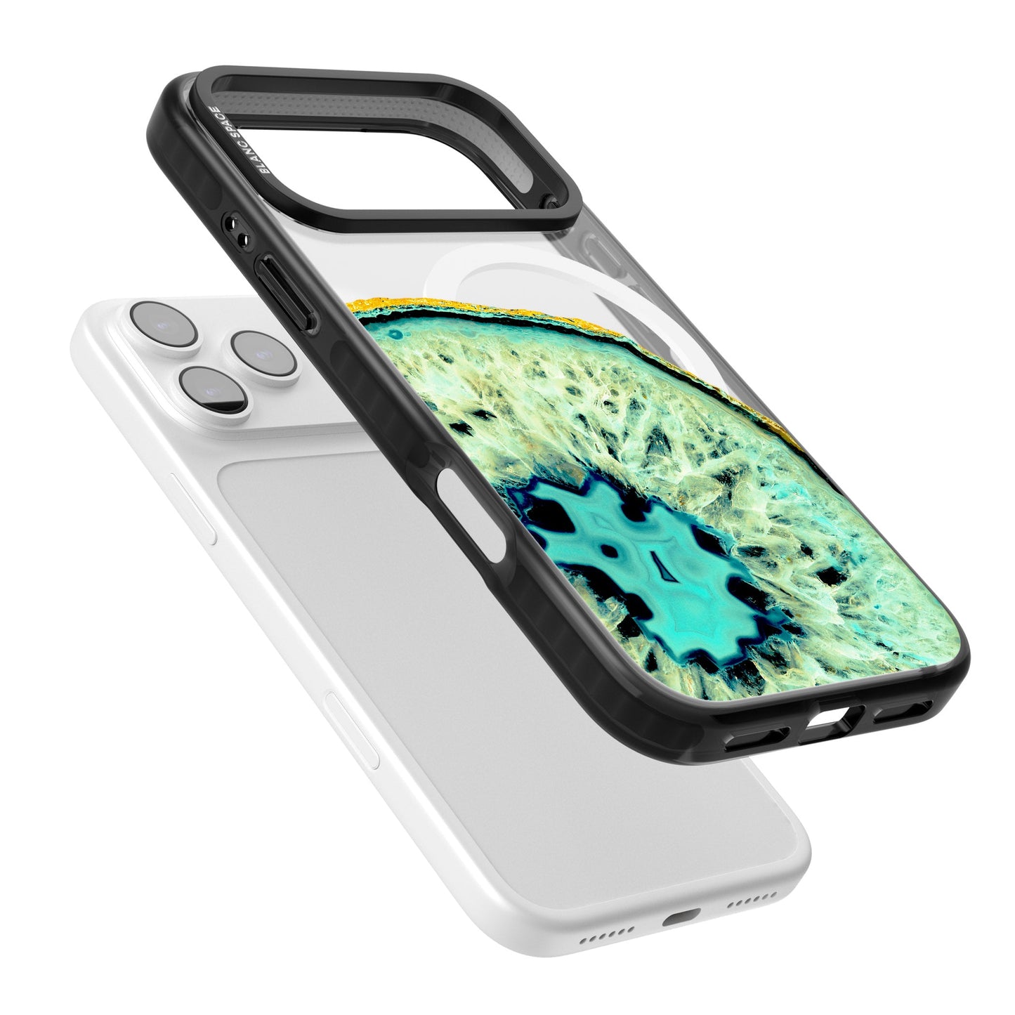 Géode turquoise en cristal