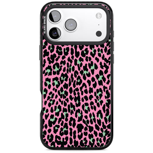 Pink & Green Leopard
