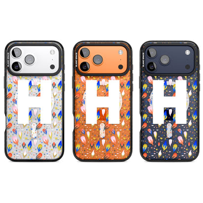 Personalised Abstract Floral Initial