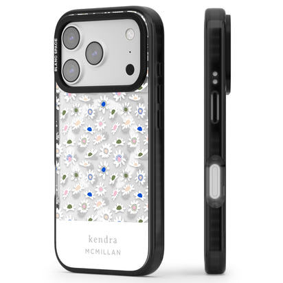 Personalised Grey & White Daisies