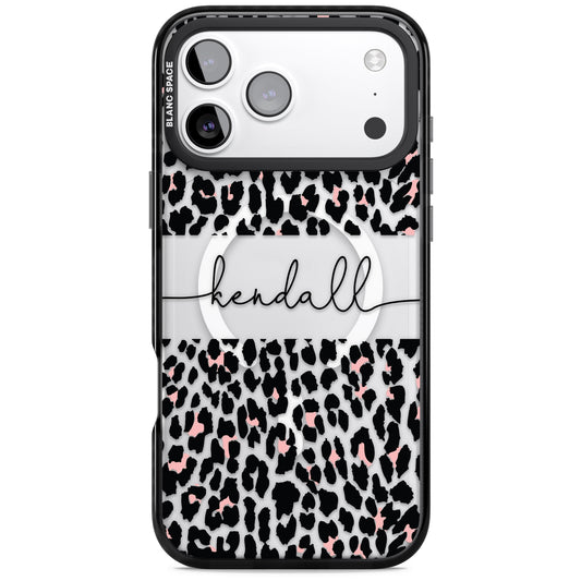 Personalised Cursive Leopard Spots