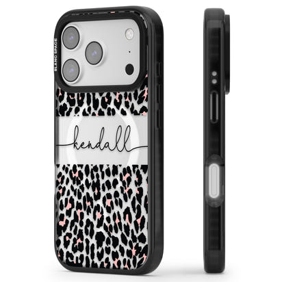 Personalised Cursive Leopard Spots