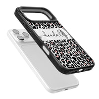 Personalised Cursive Leopard Spots