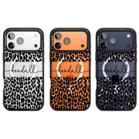 Personalised Cursive Leopard Spots