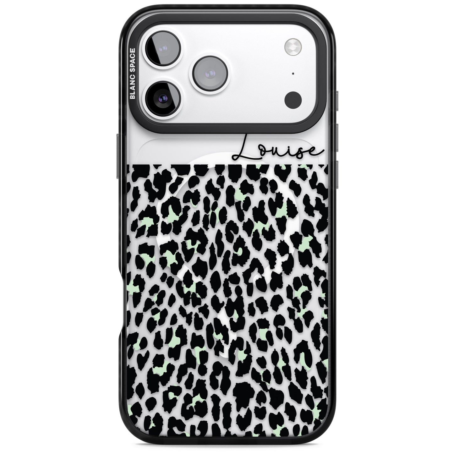 Personalised Seafoam Leopard