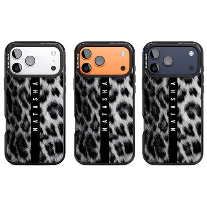 Personalised Snow Leopard Print