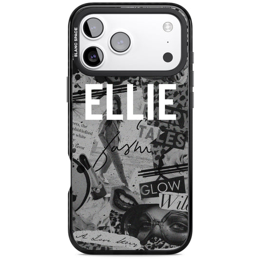 Personalised Grey Scale Vintage Collage