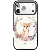 Personalised Chihuahua Floral Portrait