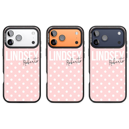 Personalised Pink Polka