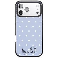 Personalised Simple Light Blue Dots