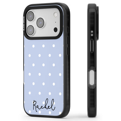 Personalised Simple Light Blue Dots
