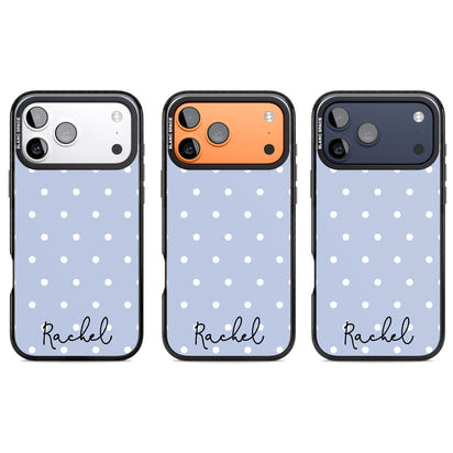 Personalised Simple Light Blue Dots