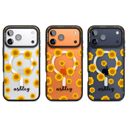 Personalised Sunflowers & Cursive