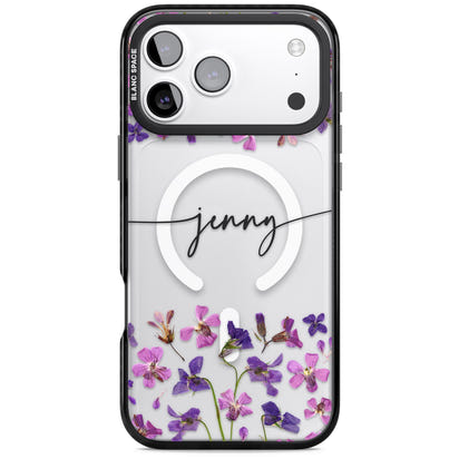 Personalised Purple Violets