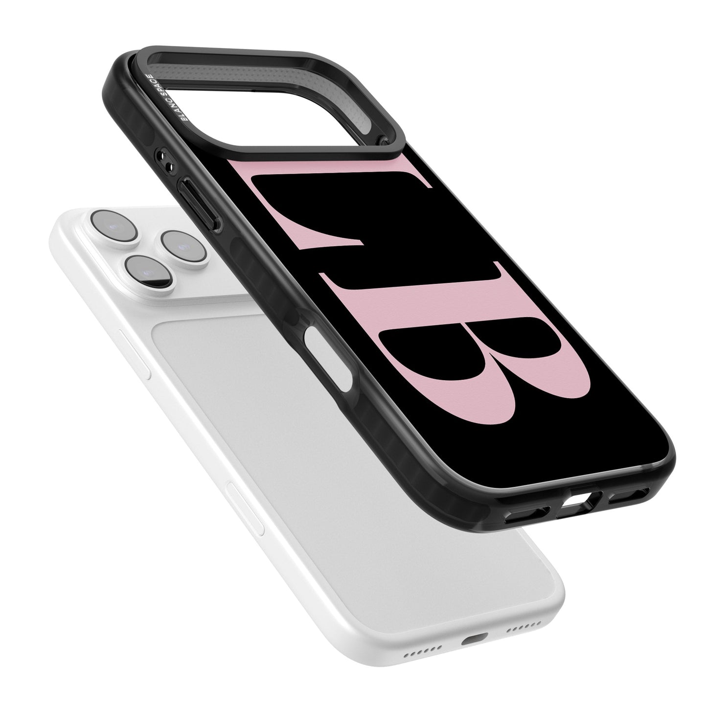 Lettres personnalisées roses et noires vertes