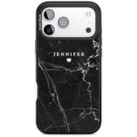Personalised Black Marble