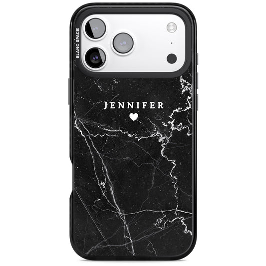 Personalised Black Marble