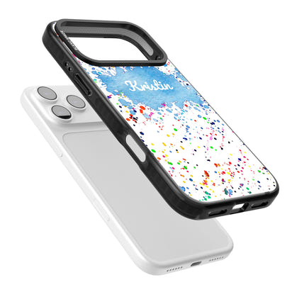 Personalised Rainbow Splatter Name