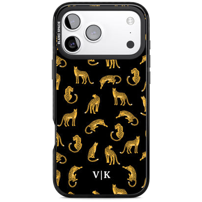 Personalised Gold Cheetah Pattern
