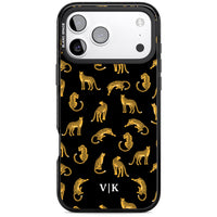 Personalised Gold Cheetah Pattern