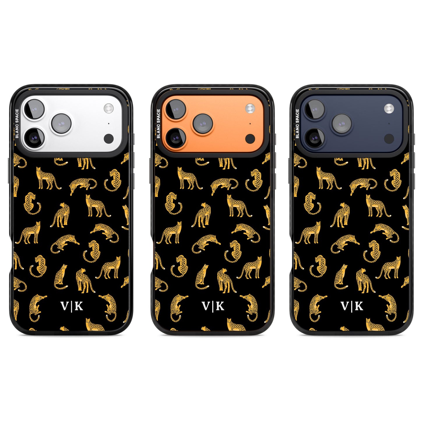 Personalised Gold Cheetah Pattern