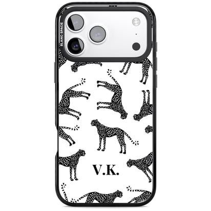 Personalised Black & White Cheetah Pattern