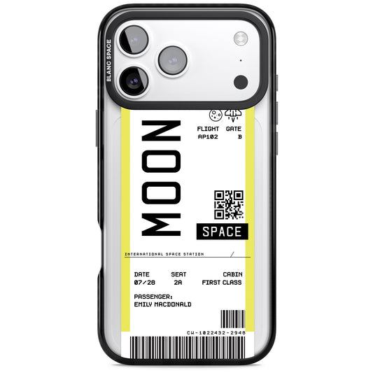 Personalised Moon Travel Ticket