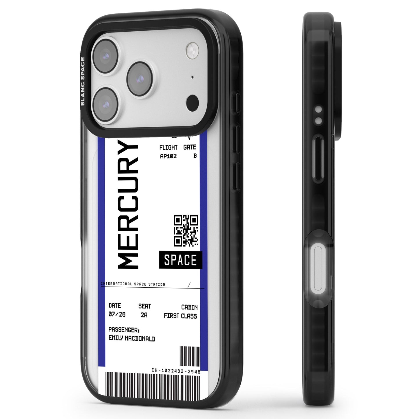 Personalised Mercury Travel Ticket