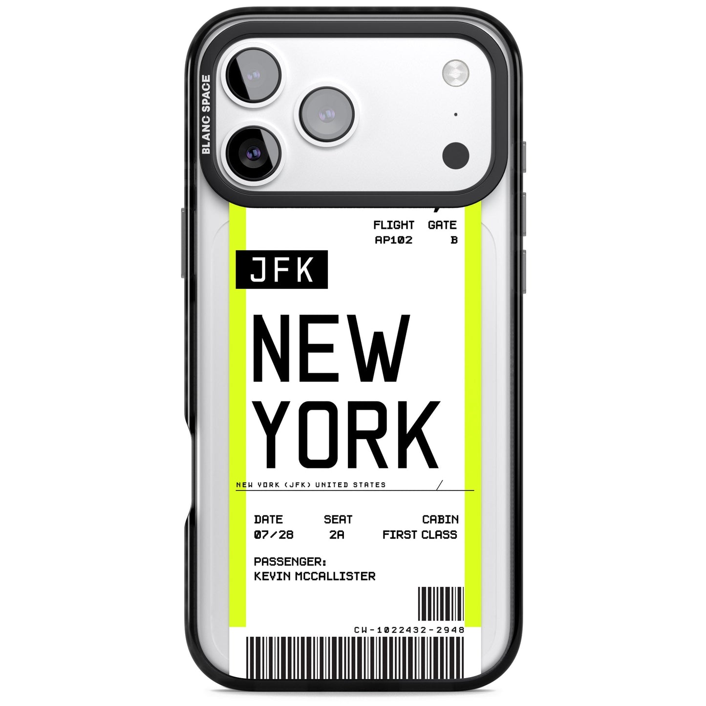 Personalised New York Boarding Pass