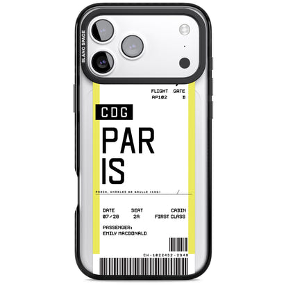 Personalised Paris Boarding Pass