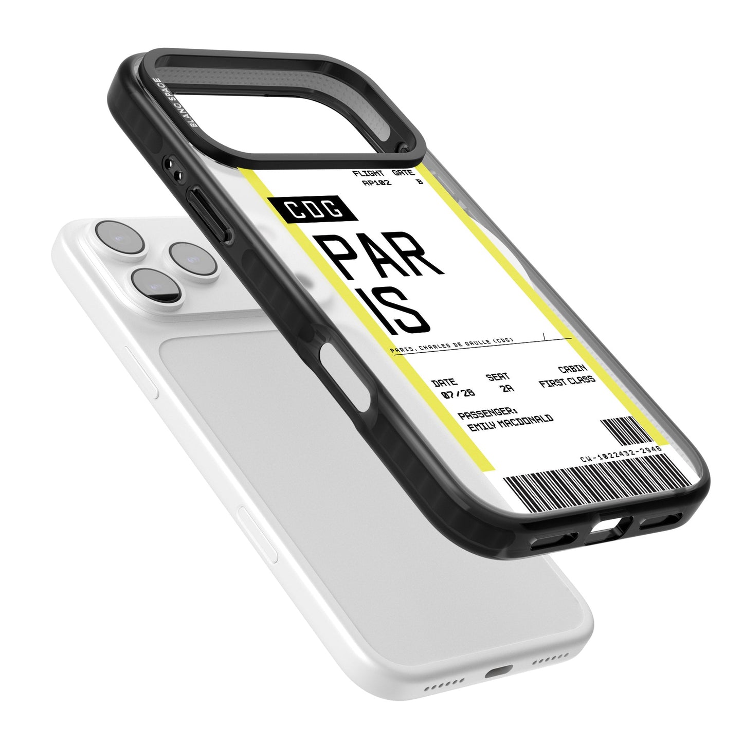 Personalised Paris Boarding Pass