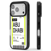 Personalised Abu Dhabi Boarding Pass