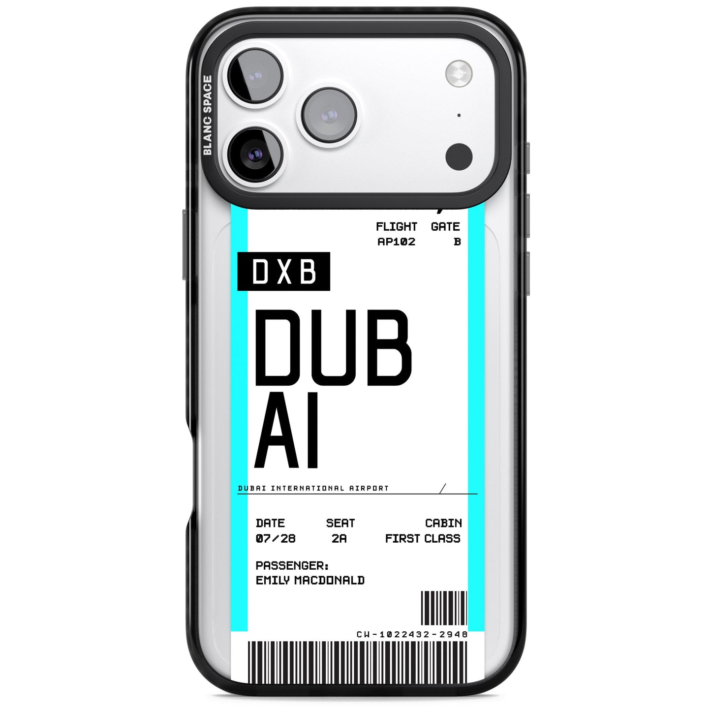 Personalised Dubai Boarding Pass