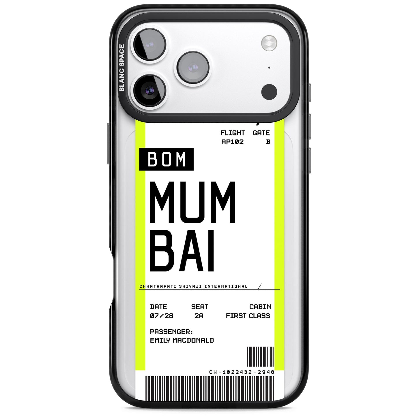 Personalised Mumbai Boarding Pass