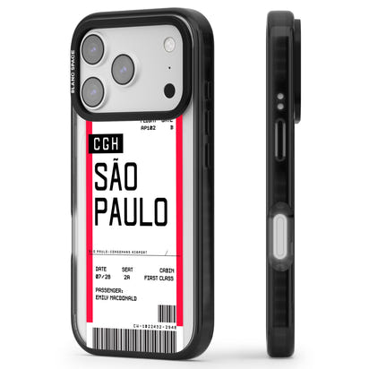 Personalisierte Bordkarte für São Paulo