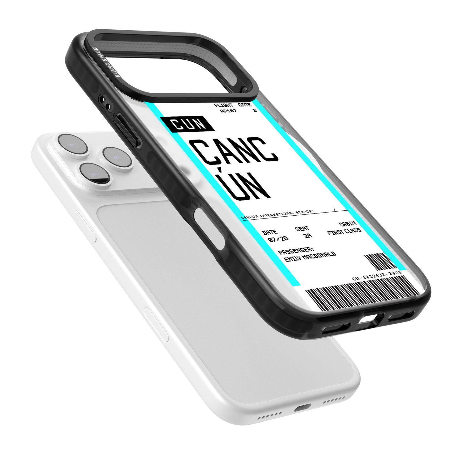 Personalised Cancún Boarding Pass